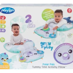 Playgro Polar Pals Tummy Time Activity Pillow