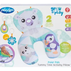 Playgro Polar Pals Tummy Time Activity Pillow
