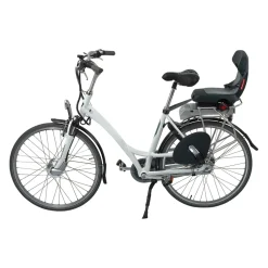 Polisport Achterzitje Guppy Junior licht/donker grijs