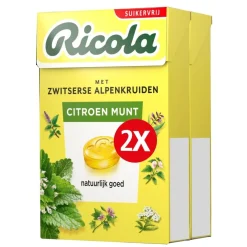 Ricola Citroen Munt Kruidenpastilles