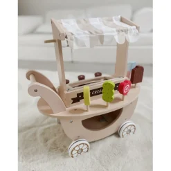 Rijoka Houten ijscokar Inclusief 9 Houten ijsjes