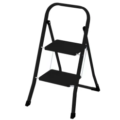 Rijoka Keukentrap Inklapbaar 2 Treden Huishoudtrap Anti slip treden