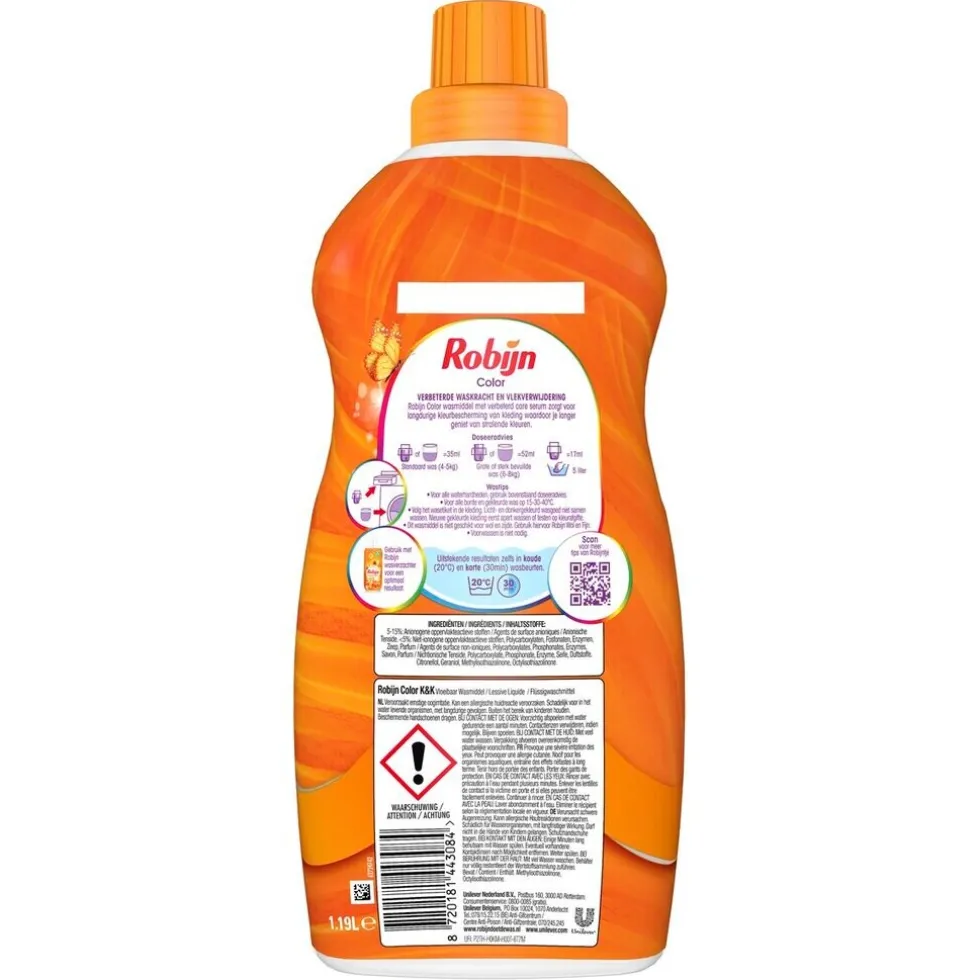 Robijn Classics Klein & Krachtig Color Original Vloeibaar Wasmiddel