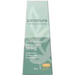 Sanature 100% Katoenen String Inlegkruisjes
