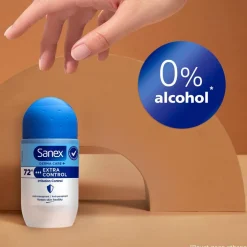 Sanex Derma Care+ Extra Control 72h Antitranspirant Deodorant Roller