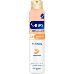 Sanex Derma Care+ Sensitive 72h Antitranspirant Deodorant Spray