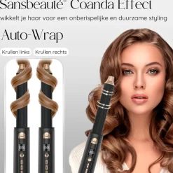 Sansbeauté 8-in-1 Airstyler met Diffuser - Multistyler - Krulborstel
