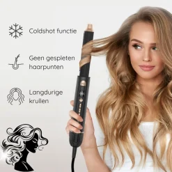 Sansbeauté 8-in-1 Airstyler met Diffuser - Multistyler - Krulborstel