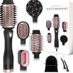 Sansbeauté® 4-in-1 Fohnborstel - Haarborstel - Krulborstel