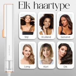 Sansbeauté® Sanstraight Wet-to-Dry Stijltang - Alternatief Stoomstijltang - Straightener