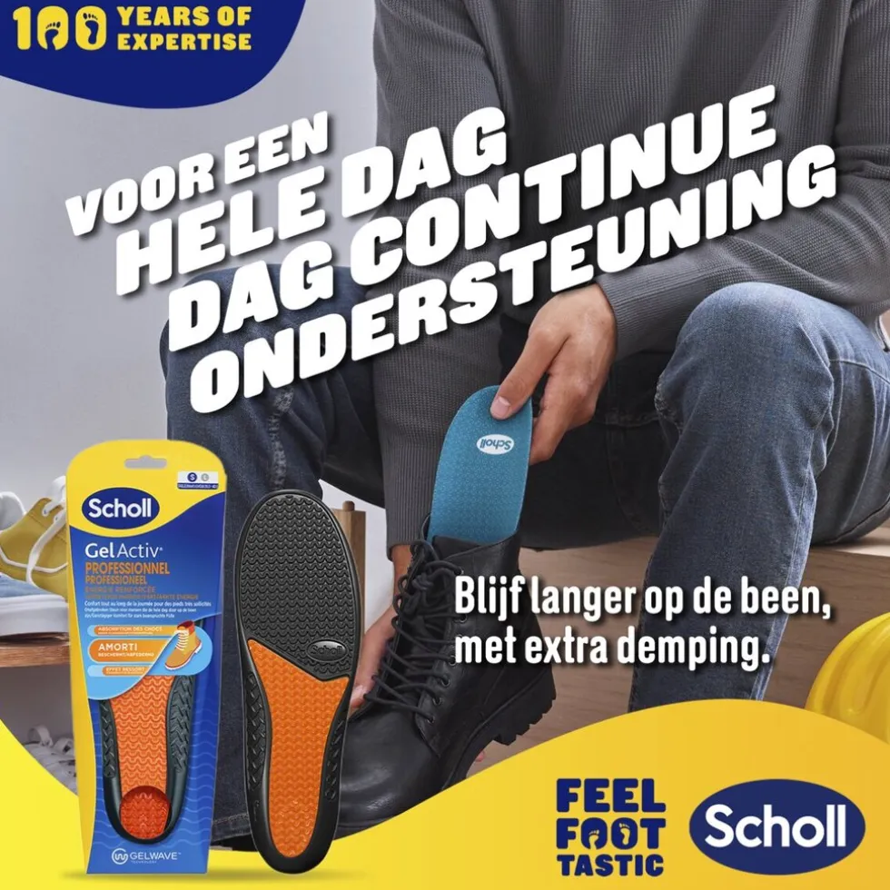 Scholl Gel Activ Professioneel Inlegzolen