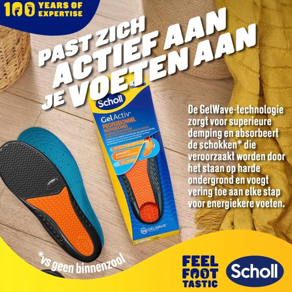 Scholl Gel Activ Professioneel Inlegzolen
