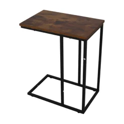 SensaHome Antieke Houten Bijzettafel Sofa Bloemenplank