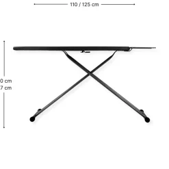 SensaHome Strijkplank Inklapbare Strijktafel met Stoomunithouder