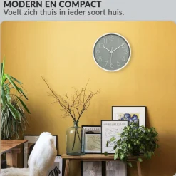 Sensahome Wandklok Minimalistische Design Stille Uurwerk TM20050-4