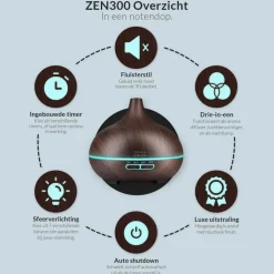 SensaHome ZEN300 Aroma Diffuser Met Etherische Oliën