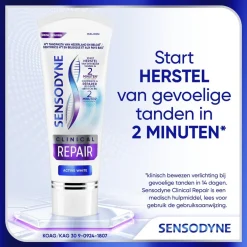 Sensodyne Clinical Repair Active White Tandpasta