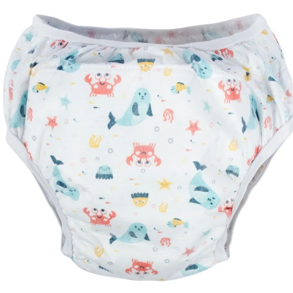 Sevibaby Wit 15-20kg 4 Stuks Gevoerd Oefenbroekje