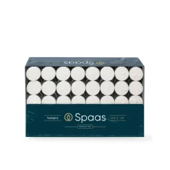Spaas Theelichten Wit 6u Ø3,9cm 2 x 120 Stuks Grootverpakking