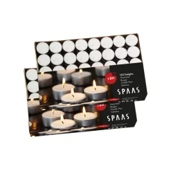 Spaas Theelichten Wit 8u Ø3,9cm 2 x 120 Stuks Grootverpakking