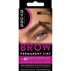 Syoss Brow Tint Donkerbruin Permanente Wenkbrauwverf