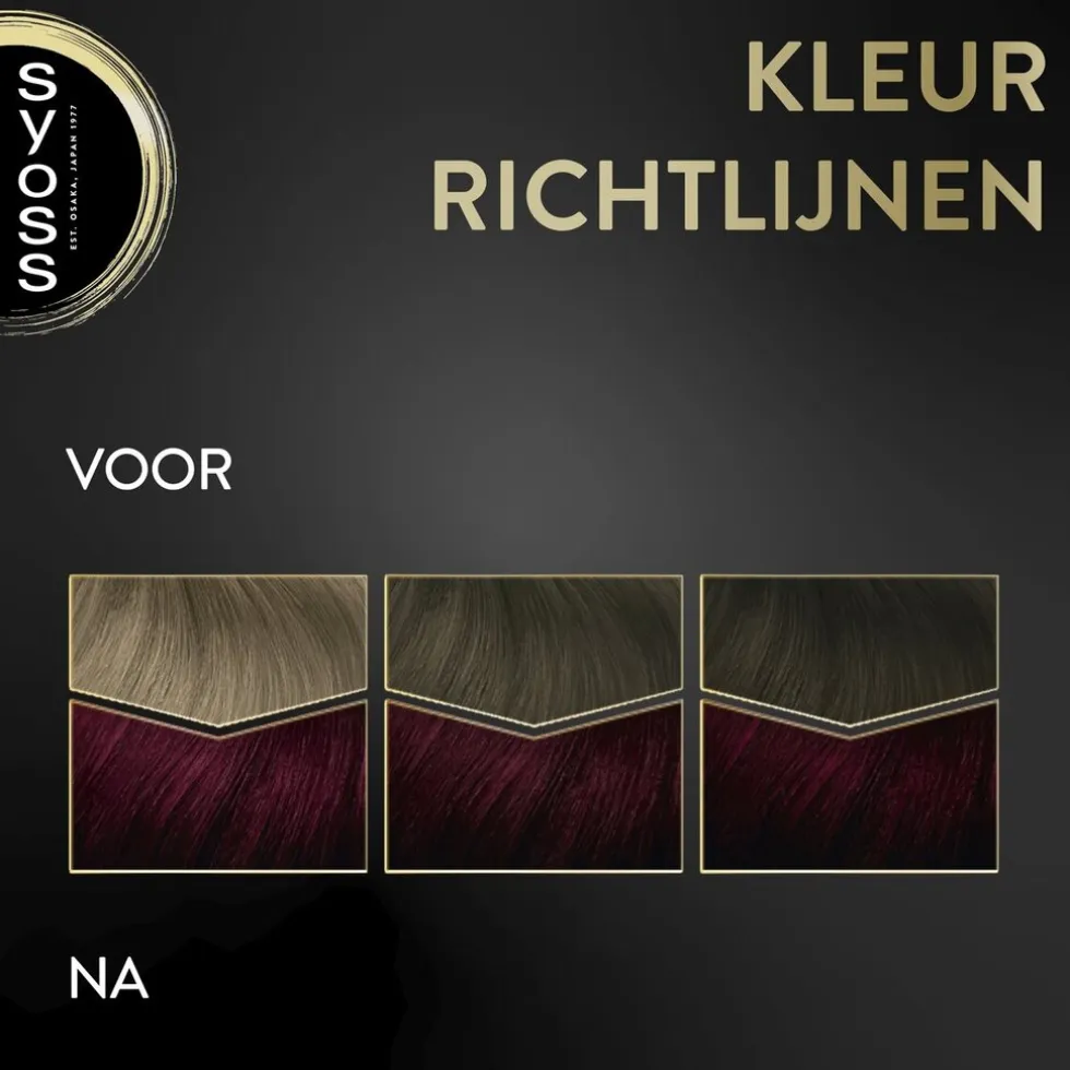 Syoss Oleo Intense 4-23 Bordeaux Rood Haarkleuring