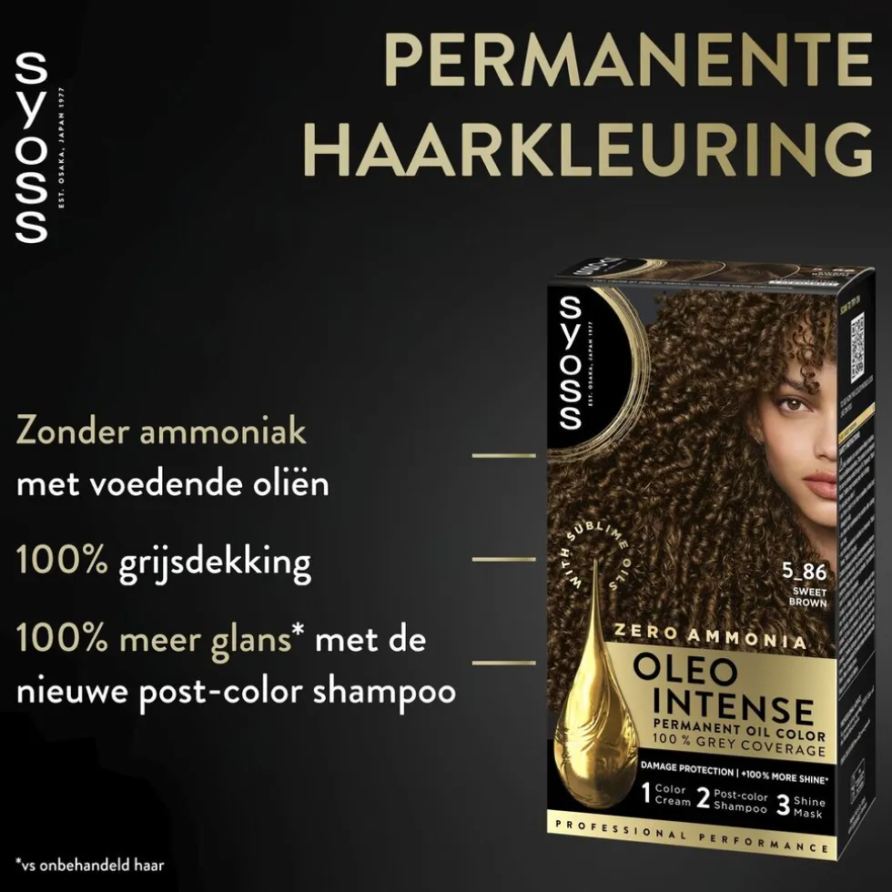 Syoss Oleo Intense 5-86 Lichtbruin Haarkleuring