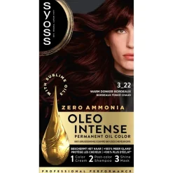 Syoss Oleo Intense 3-22 Warm Donker Bordeaux Haarkleuring