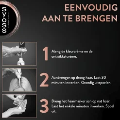 Syoss Salonplex 4-8 Chocoladebruin Permanente Haarkleuring