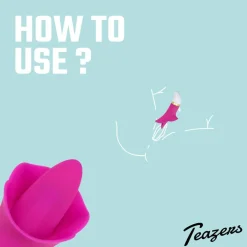 Teazers Clitoris Vibrator Met Tong