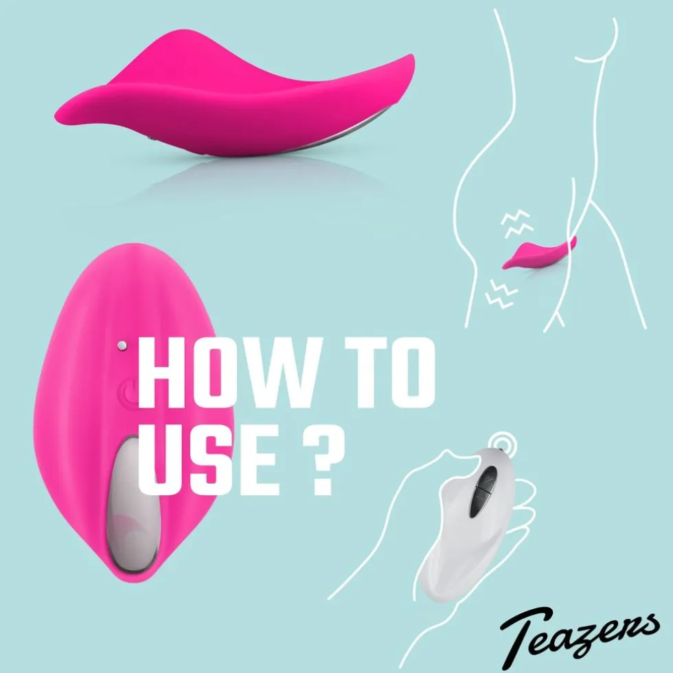 Teazers Mini Vibrator Met Afstandsbediening