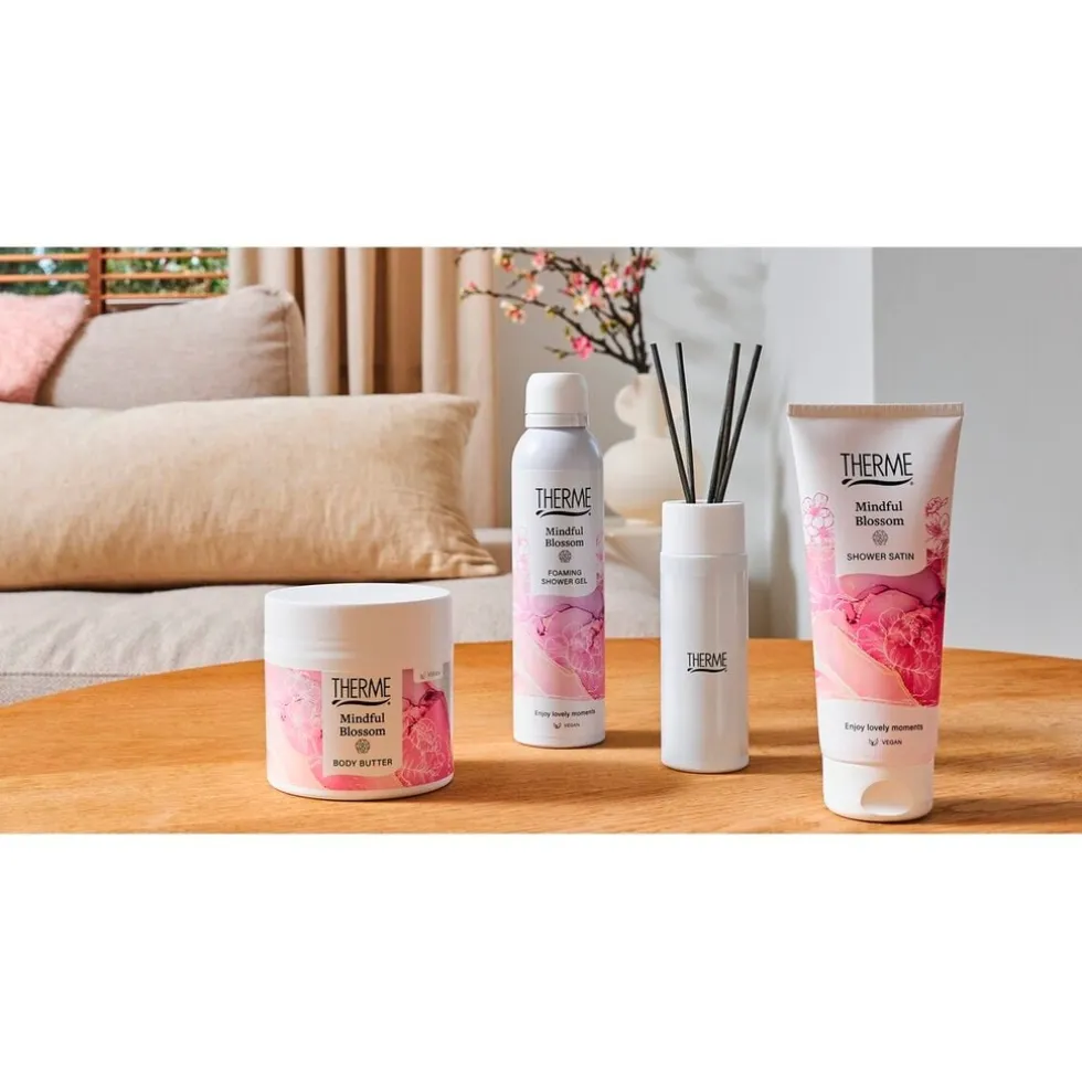 Therme Mindful Blossom Shower Satin Douchecrème