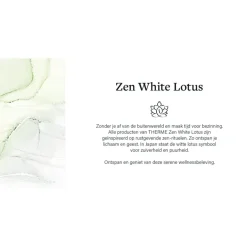 Therme Zen White Lotus Foaming Bath Oil