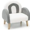 Trendmix Kinder Fauteuil Teddy Stof Regenboog Lounge Stoel