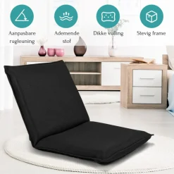 Trendmix Vloerstoel Meditatiestoel Met 6-Traps Verstelbare Rugleuning