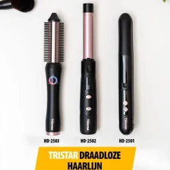 Tristar HD2503 Snoerloze Haarborstel