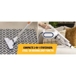 Tristar SZ2308 2in1 Steelstofzuiger en kruimeldief met draad Inclusief twee opzetstukken