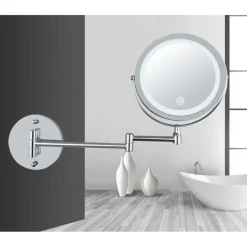 UNIQ Led Cosmeticamake-upspiegel voor Wandmontage met Scharnierar