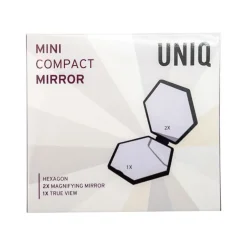 UNIQ Mini Compacte Zeshoekige Spiegel