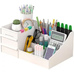 UNIQ Multifunctionele XL Organizer P110‑XL – Witte Make‑up & Accessoire Opberger