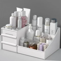 UNIQ Multifunctionele XL Organizer P110‑XL – Witte Make‑up & Accessoire Opberger