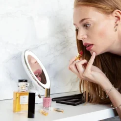 UNIQ Ronde Spiegel met Led Licht en Zuignap X10 Vergrotende Spiegel