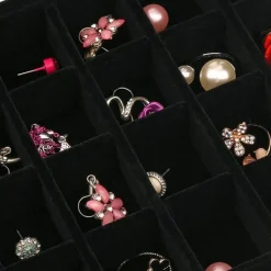 UNIQ Sieradendoos in Zwarte Velours