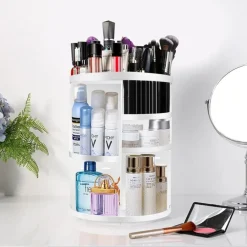 UNIQ 360° Roterende Make‑up Organizer - Wit