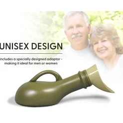 Unisex urinaal met schroefdeksel