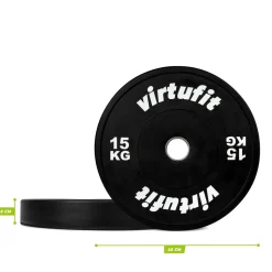 VirtuFit Bumper Plate Olympische Halterschijf van Rubber