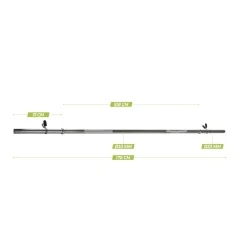 VirtuFit Halterstang Veerclipsluiting