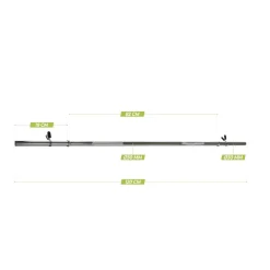 VirtuFit Halterstang Veerclipsluiting