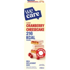 WeCare Cranberry Cheesecake Meal Replacement Bars