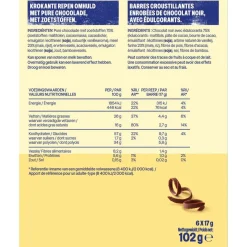 WeCare Crunchy Dark Choco Bars